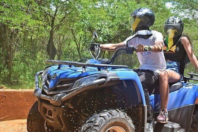 4 Activities Combo Boat Tour with ATV Montego Bay - ATV Through the Jamaican Outback: Dusty Fun and the Clothes Issue