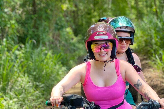 ATV and Bamboo Rafting With limestone foot massage and transport - Bamboo rafting: switching gears from off-road noise to water time