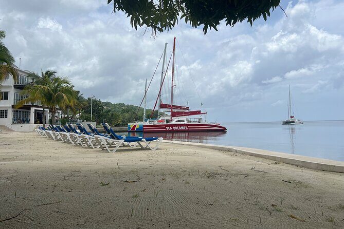 Bamboo Rafting, Catamaran Party Boat & Snorkeling In Montego Bay - Stop 1 at Lethe Estate: bamboo rafting on the Great River