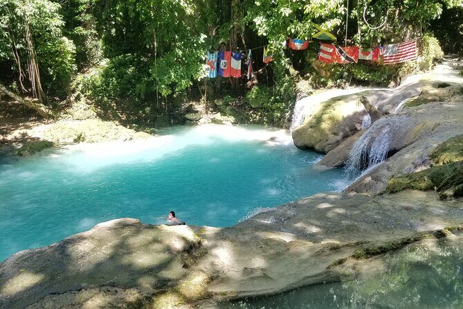 Blue Hole Day Trip with Admission and Guided Tour from Montego Bay - Blue Hole guided entry: what you can expect on-site