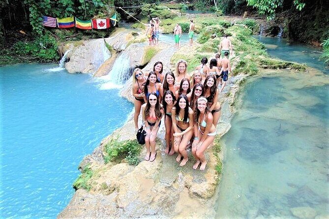 Blue Hole, Secret Falls, and Dunn's River Falls Combo Day-Trip - Blue Hole: cliff jumps, rope swings, and getting the most from the water time