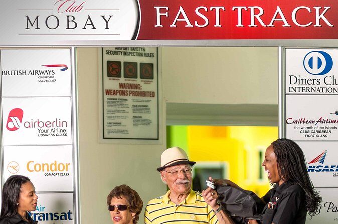 Departure Shuttle to Airport, Club Mobay Fast Track & VIP Lounge Combo - Food, drinks, Wi-Fi, and the business center details