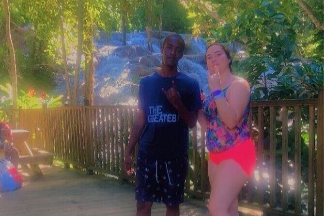 Dunn's River Falls and Blue Hole Tour Ocho Rios from Montego Bay - Blue Hole Fun: Jumps, Tarzan Ropes, and Caves