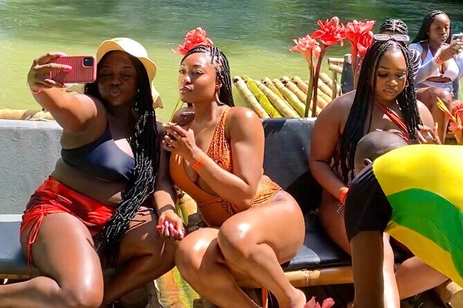 Dunn's River Falls , Bamboo Rafting & ATV Ride from Montego Bay - St. Ann’s Bay at Saint Ann Stables: the horse ride plus an ocean swim