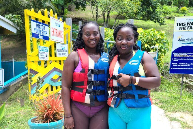 Dunn's River Falls & Blue Hole from Montego Bay or Falmouth - Blue Hole: limestone sinkholes, 20-ft jumps, and rope-swing fun