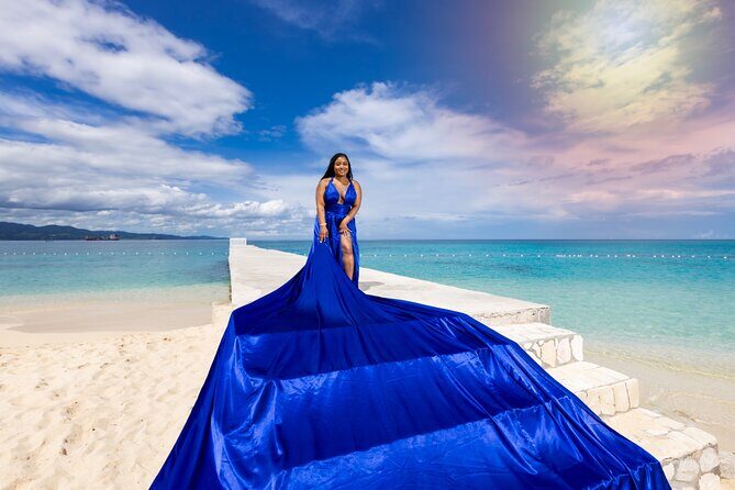 Flying dress session - A Flying Dress Shoot That Actually Fits Montego Bay