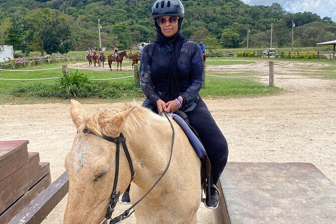 Great River Rafting Limestone Foot Massage and Horseback Rides From Montego Bay - Stop 2 at Sandy Bay: Horseback Through Jamaica and Into the Caribbean Sea