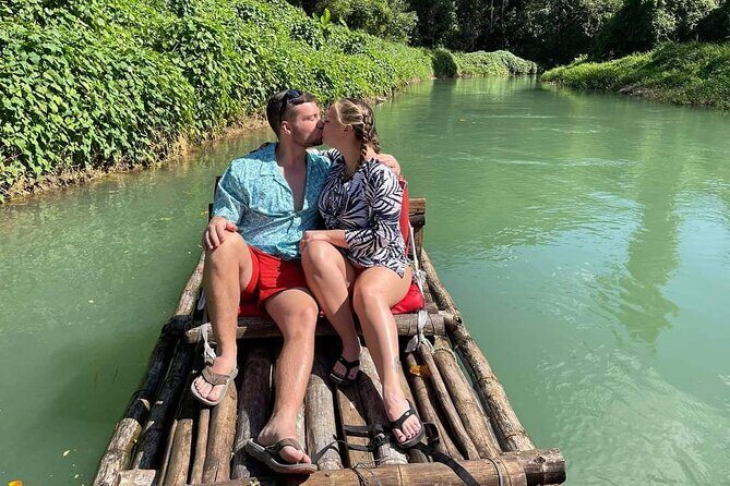 Martha Brae Bamboo Rafting From Montego bay - The bamboo raft float: calm pacing over three miles