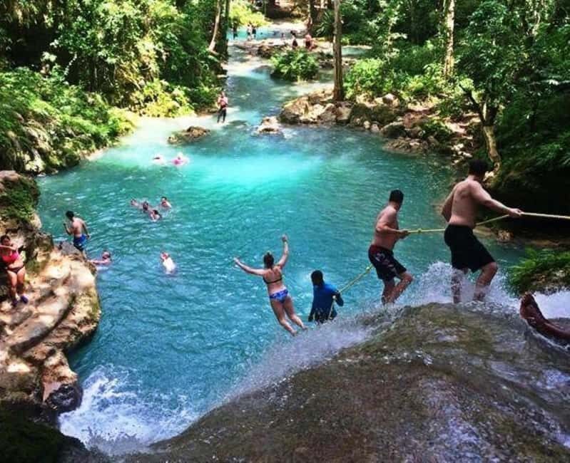 Montego Bay: Blue Hole, Dunn’s River, and Reggae Hill Tour - Dunn’s River Falls: The Hand-Climb That Still Feels Like a Team Sport