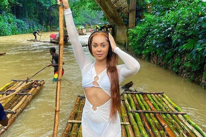 Montego Bay Highlights Tour with Shopping & Bamboo River Rafting - Bamboo Rafting on the Lethe River: calm water, real local guidance