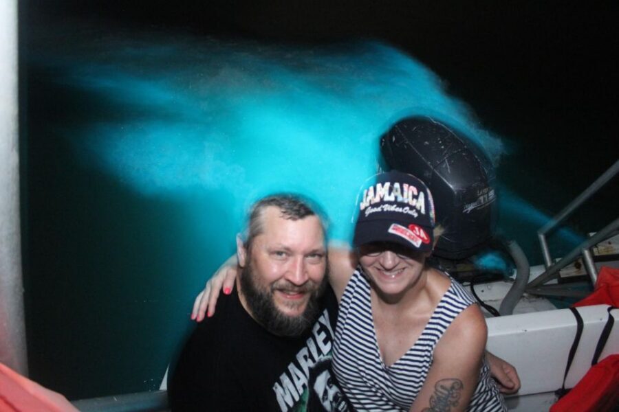 Montego Bay: Luminous Lagoon Evening Boat Tour - If You Want the Full Effect: Swimming and Water Shoes