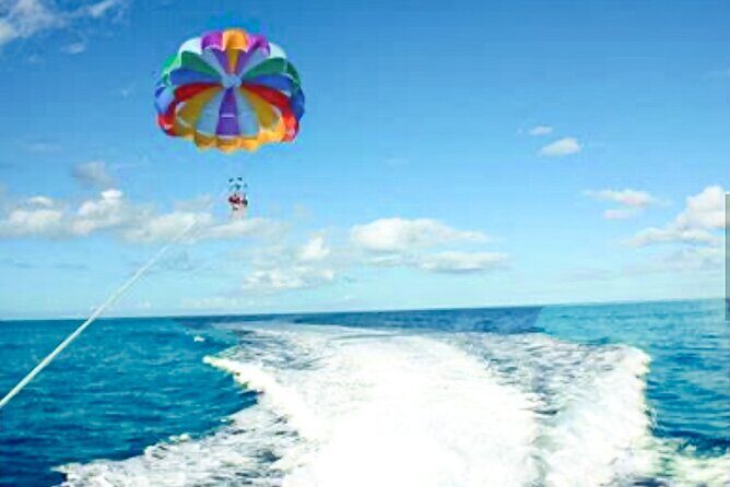 Parasailing above Turquoise Ocean Waters in Montego Bay - The Parasail Flight: 30 Minutes Above Montego Bay