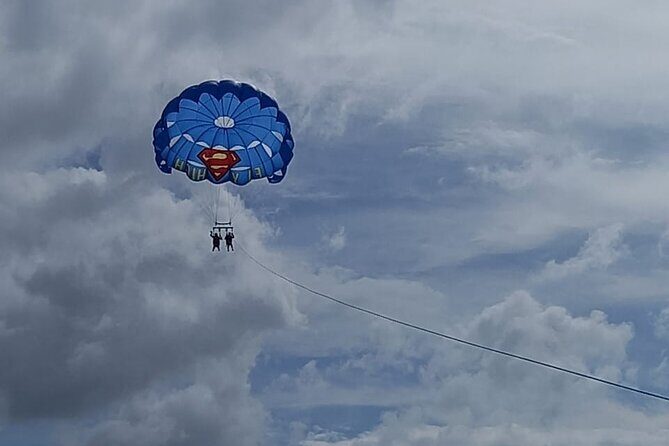 Parasailing, Blue Hole Mineral Spring, Seven Mile Beach - Blue Hole mineral spring: pools, depth, and the mineral-water factor