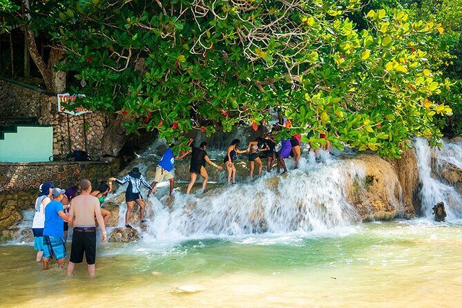 Private Dunn's River Falls Adventure from Montego Bay - Green Grotto caves: the runaway route and Columbus’ named waters