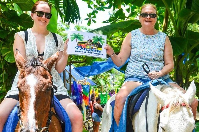 Private Horseback Riding, Swimming and Dunn's River Falls Tour - Getting your horses to the beach: don’t be surprised by the highway transfer